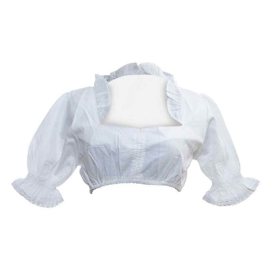 Weiße Dirndl Blusen Damen – Klassisch & hochwertig - Lederhose Herren