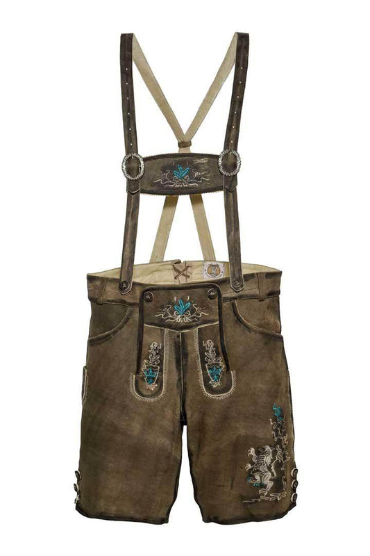 Trachtenlederhose Herren im alpenländischen Gewand - Lederhose Herren