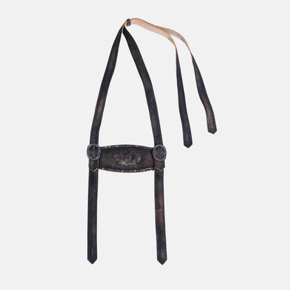 Lederhosen Hosenträger aus Echtleder – Traditionelle Trachtenoptik - Lederhose Herren