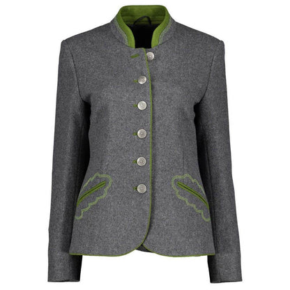 Jacke im Trachtenstil für Damen mit kontrastfarbiger Paspel - Lederhose Herren