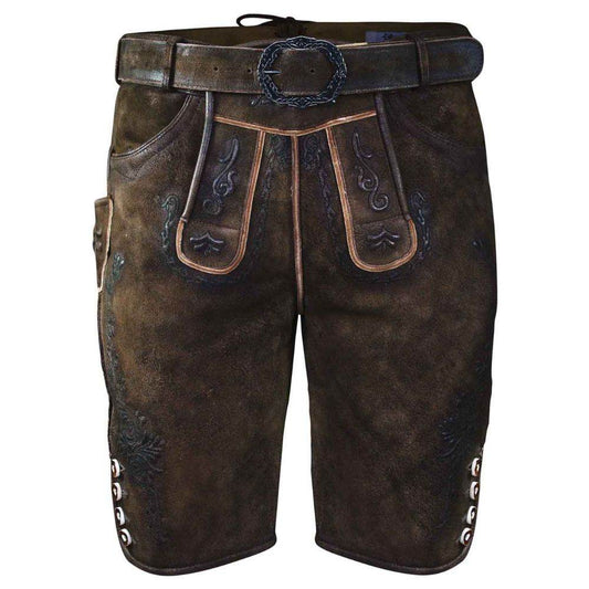Herren Lederhose mit Almcharme und bayerischer Seele - Lederhose Herren