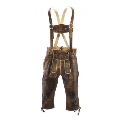 Authentische Alpen Lederhose Herren mit Brauchtumskraft - Lederhose Herren