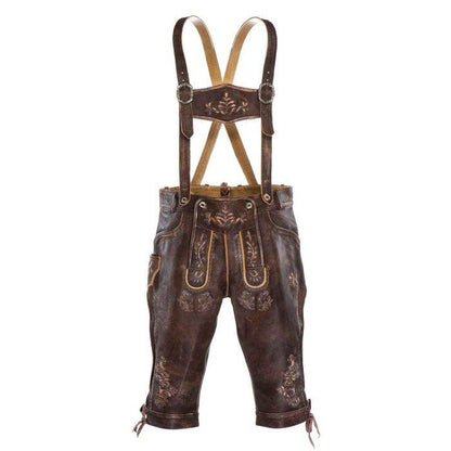 Authentische Alpen Lederhose Herren mit Brauchtumskraft - Lederhose Herren