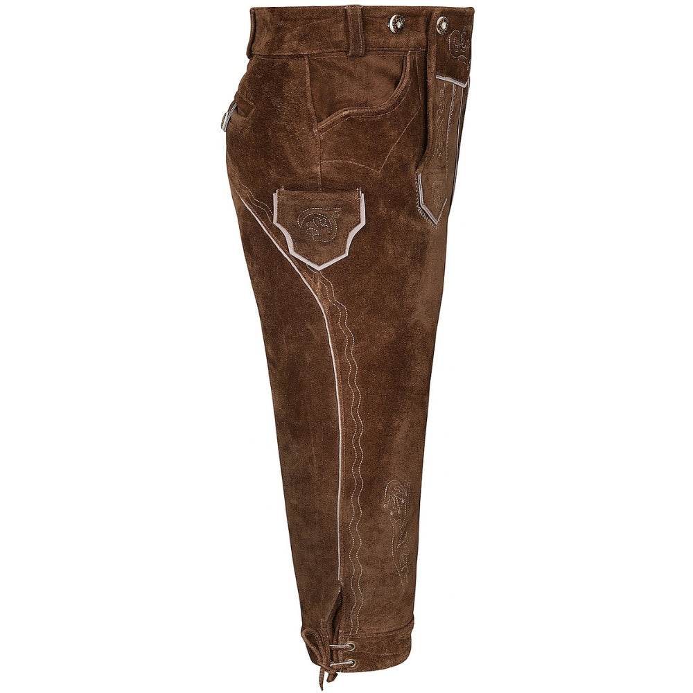 Trachtenhose mit Bund für Herren im traditionellen Stil - Lederhose Herren