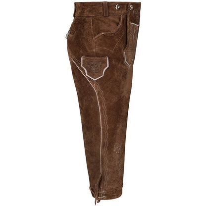Trachtenhose mit Bund für Herren im traditionellen Stil - Lederhose Herren