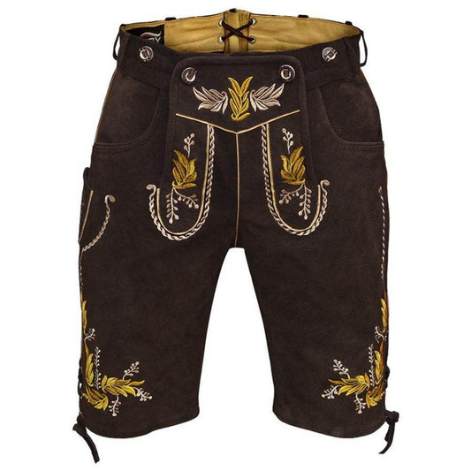 Zünftige Trachtenhose Herren im Wiesn Stil gefertigt - Lederhose Herren