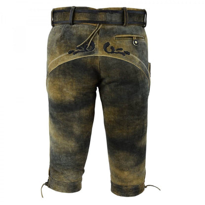 Bundhose Herren für Brauchtumsfeste und Bergwanderung - Lederhose Herren
