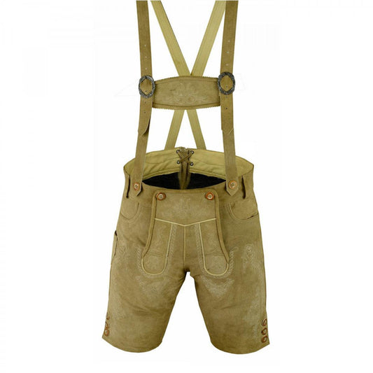 Edle Trachtenlederhose Herren mit Hornknopfdetails - Lederhose Herren