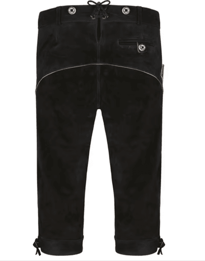 Trachtenbundhose im bayerischen Stil mit Hornknöpfen - Lederhose Herren