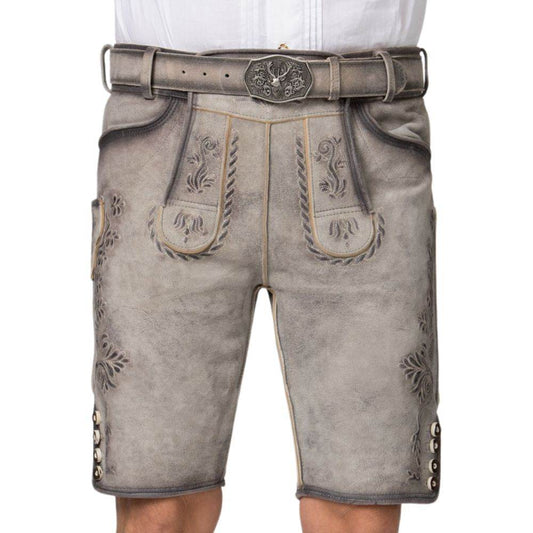 Traditionelle Lederhose Herren für Trachtenliebhaber echt - Lederhose Herren