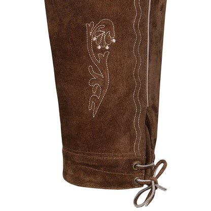 Trachtenhose mit Bund für Herren im traditionellen Stil - Lederhose Herren
