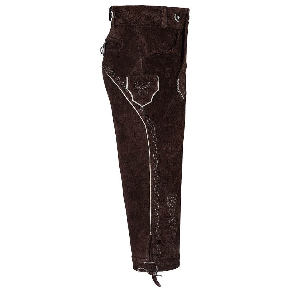 Zünftige Wildleder Bundhose für echte Bayernfreunde - Lederhose Herren
