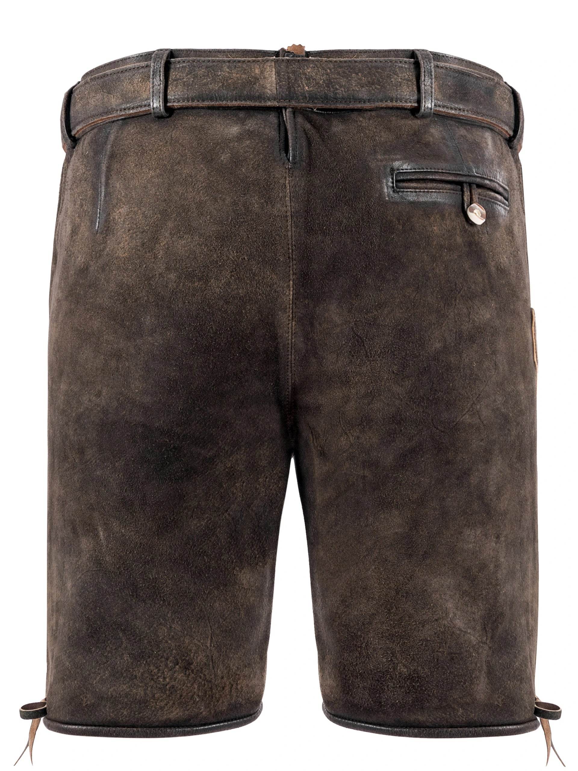 Trachtenhose Herren zünftig mit Brauchtumsdesign - Lederhose Herren