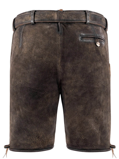 Trachtenhose Herren zünftig mit Brauchtumsdesign - Lederhose Herren