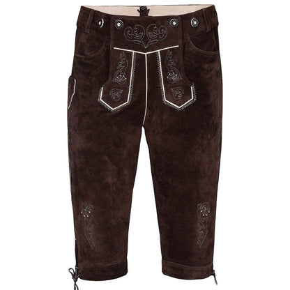 Zünftige Wildleder Bundhose für echte Bayernfreunde - Lederhose Herren