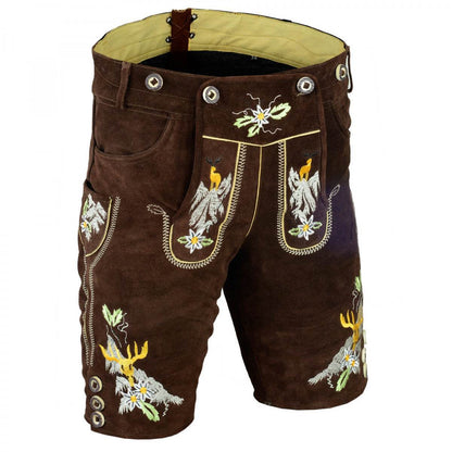 Lederhose für Damen aus Rindsleder im Trachtenlook - Lederhose Herren