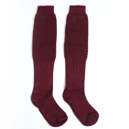 Deep Mahroon Trachten Socks for Oktoberfest - Lederhose Herren