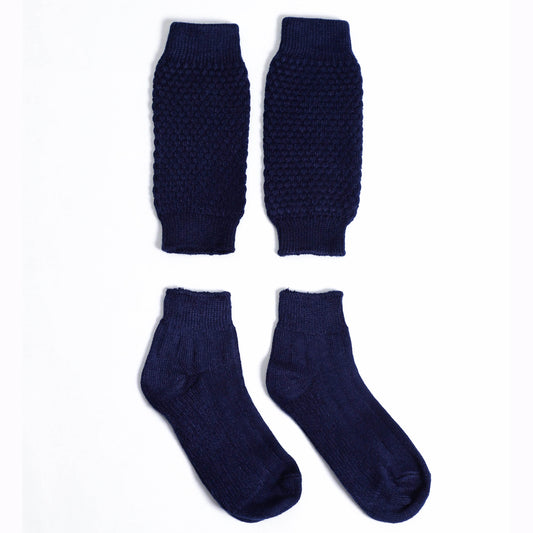 Comfy Foklore Socks for Men in Blue Color - Lederhose Herren