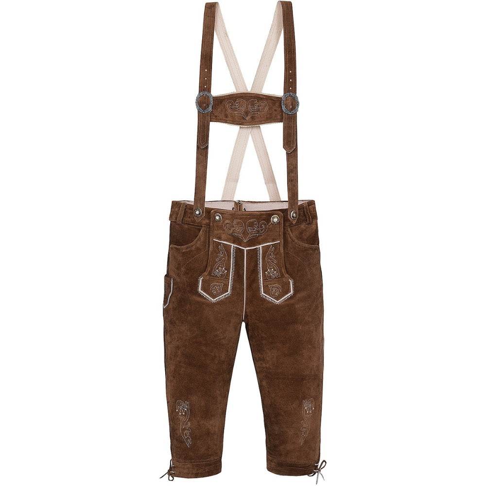 Trachtenhose mit Bund für Herren im traditionellen Stil - Lederhose Herren