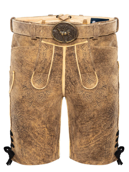 Traditionelle Lederhosn Herren im Alpenlook zur Wiesn - Lederhose Herren