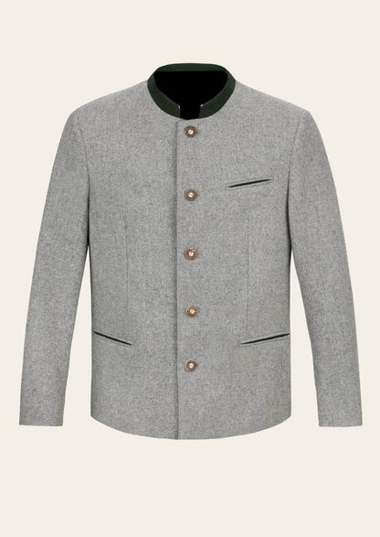 Herren Jacke Tracht bayerisch geschnitten mit Hirschhornknöpfen - Lederhose Herren