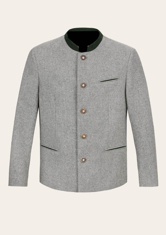 Herren Jacke Tracht bayerisch geschnitten mit Hirschhornknöpfen - Lederhose Herren