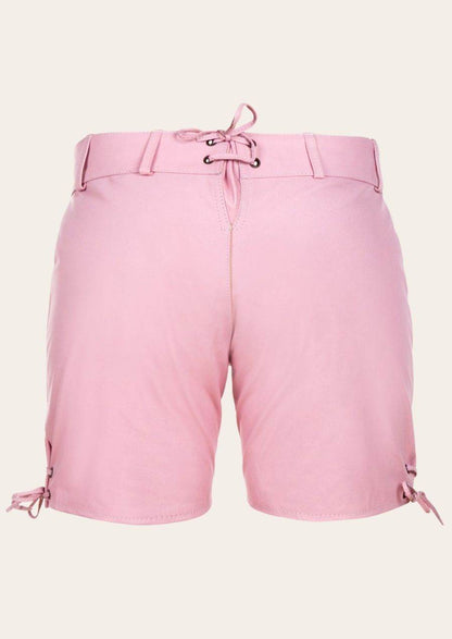 Damen Oktoberfest Lederhose mit Hirschhornknöpfen - Lederhose Herren