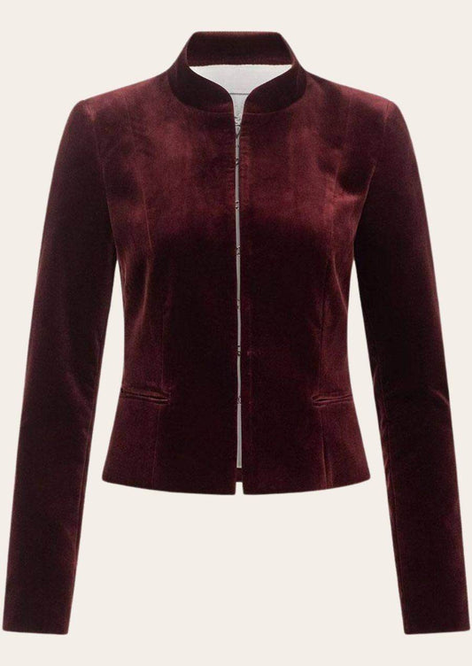 Modische Trachtenjacke für Damen mit Stickerei und Knopfleiste - Lederhose Herren