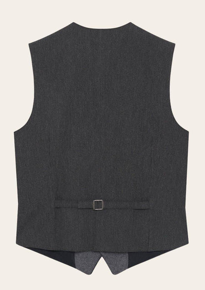 Herrenweste für Trachtenmode aus Leinen mit modernem Design - Lederhose Herren
