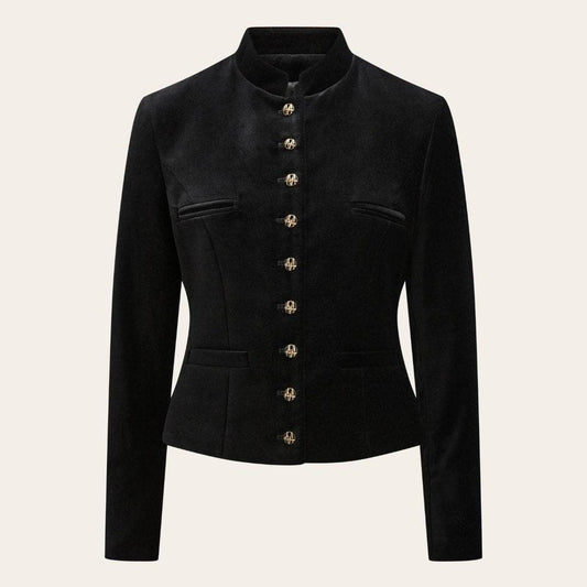 Edle Trachtenjacke für Damen mit femininer Form und Trachtenknöpfen - Lederhose Herren