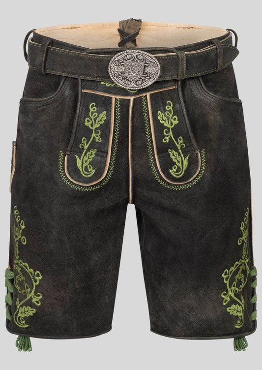 Männer Lederhose für Almabtrieb mit Trachtenflair - Lederhose Herren