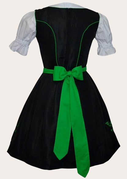Damen Dirndl in Rosa mit eleganter Schnürung und Tüllschürze - Lederhose Herren