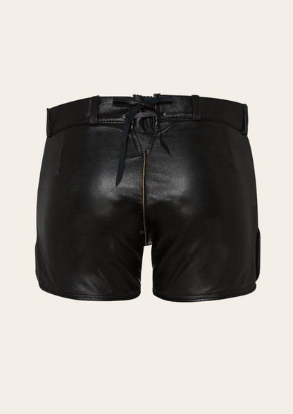 Damen Trachtenhose aus Veloursleder mit Stickmuster - Lederhose Herren