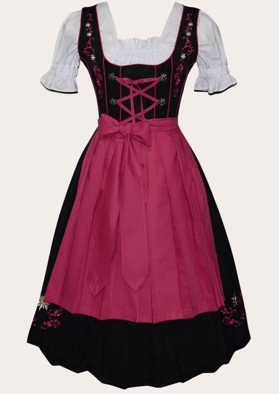Festliches Dirndl für Hochzeit oder Volksfest mit stilvoller Bluse - Lederhose Herren