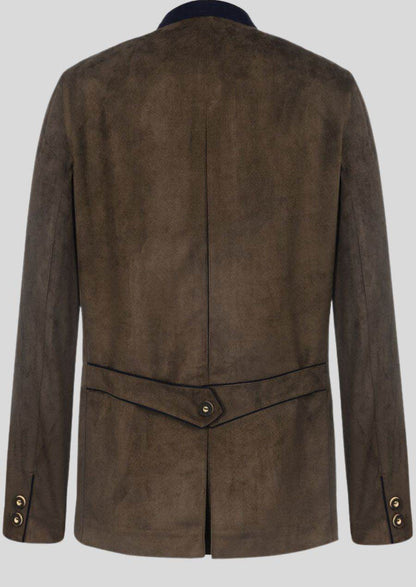 Trachtenjacke Männer aus Loden perfekt zum Oktoberfest Look - Lederhose Herren