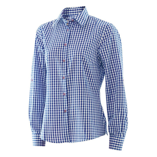 Shirt Damen Tracht mit Hirschprint zur Lederhose tragbar - Lederhose Herren