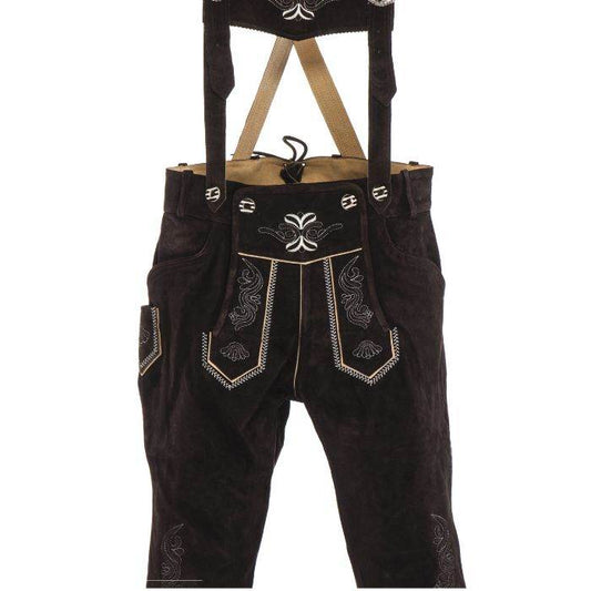 Alpenländische Lederhose Herren mit urigem Charakter - Lederhose Herren