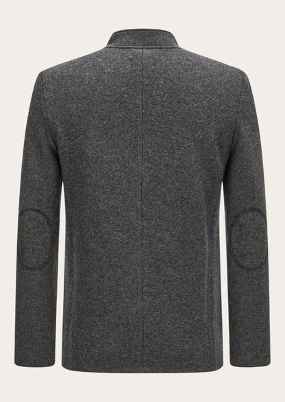 Herren Trachtenblazer mit Kontrastnähten und Knopfdetails - Lederhose Herren