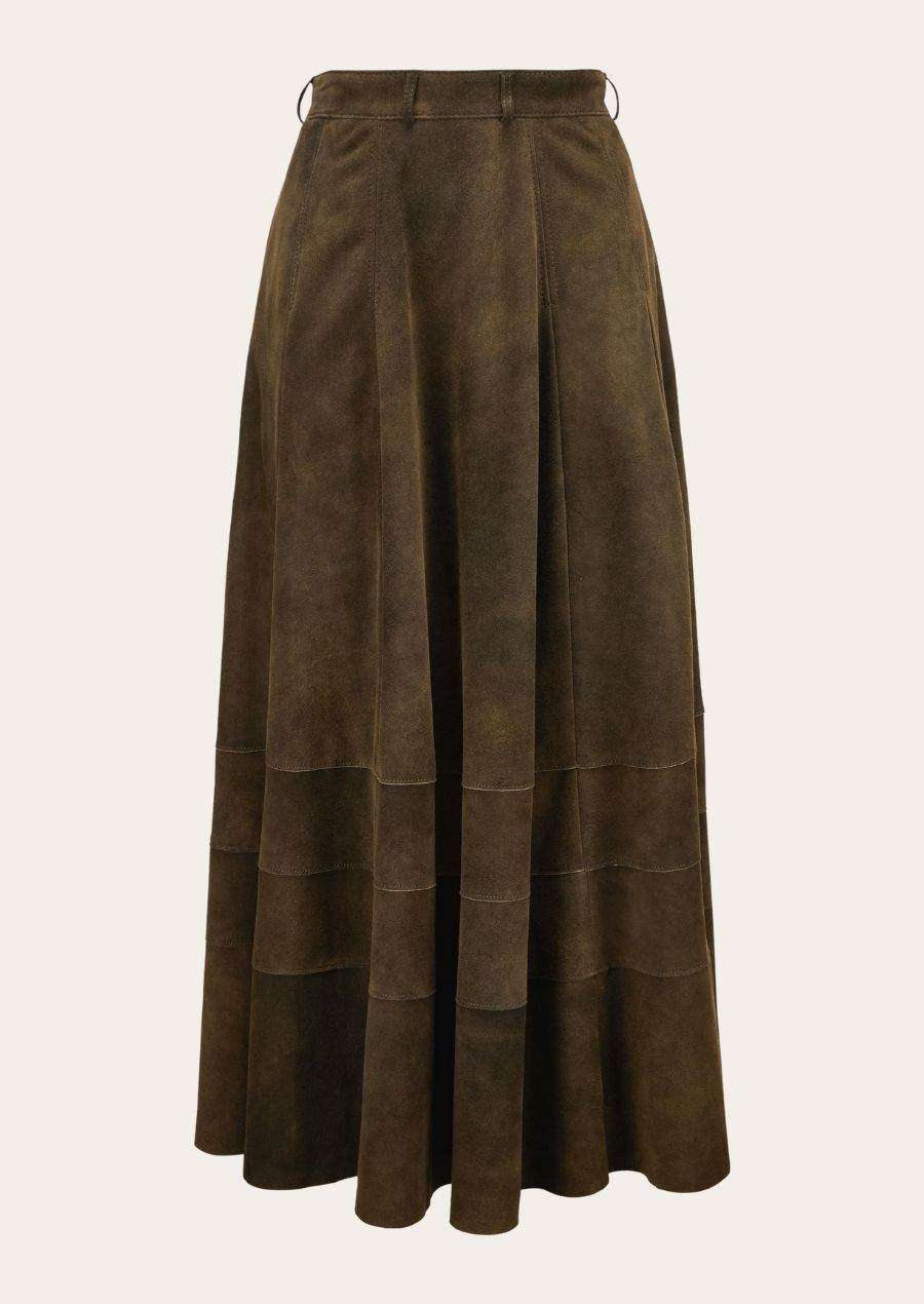 Damen Rock im Trachtenstil aus Leder für Volksfest Outfits - Lederhose Herren