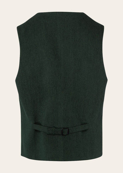 Edle Trachtenweste für Herren mit Knöpfen in Hirschhornoptik - Lederhose Herren