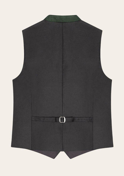 Trachtenweste in Grau oder Grün für Männer mit klassischem Schnitt - Lederhose Herren