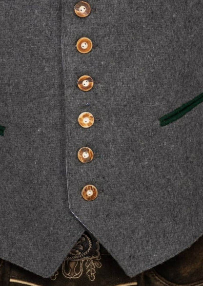 Modische Trachtenweste für Volksfeste Hochzeiten und Trachtenpartys - Lederhose Herren