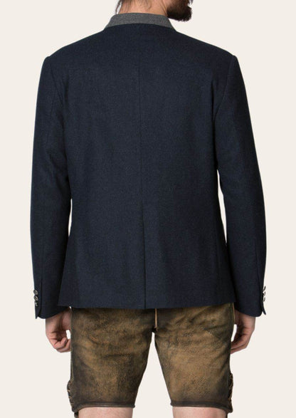 Stehkragenjacke Herren im alpenländischen Heritage Look - Lederhose Herren