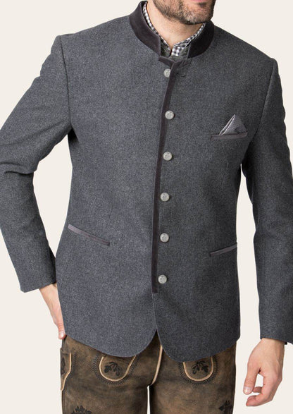 Männer Trachtenjacke für Oktoberfest im traditionellen Look - Lederhose Herren