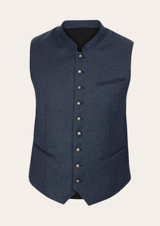 Bayerische Trachtenweste für Herren im traditionellen Landhausstil - Lederhose Herren